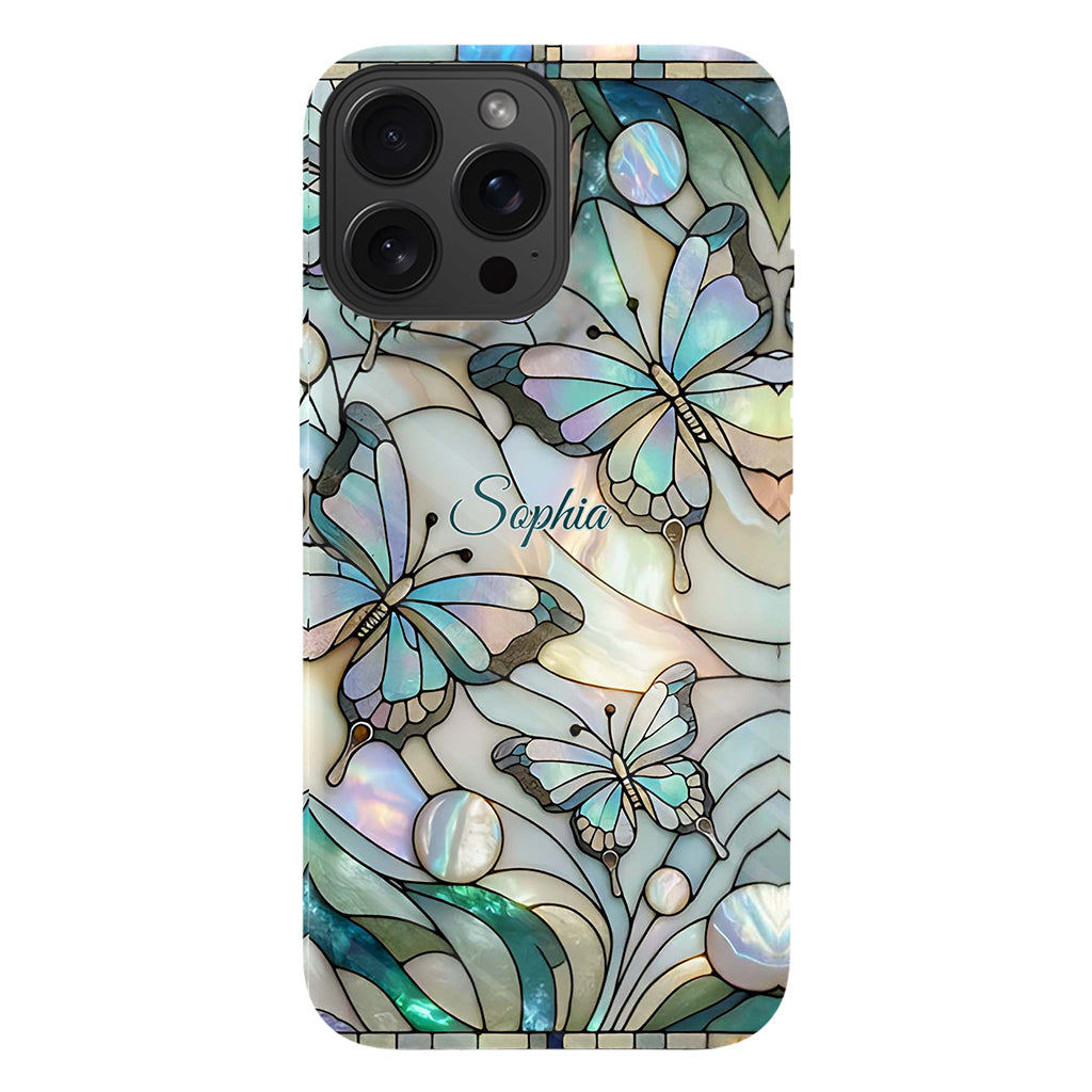Love Butterflies - Personalized Butterfly Full Print Phone Case