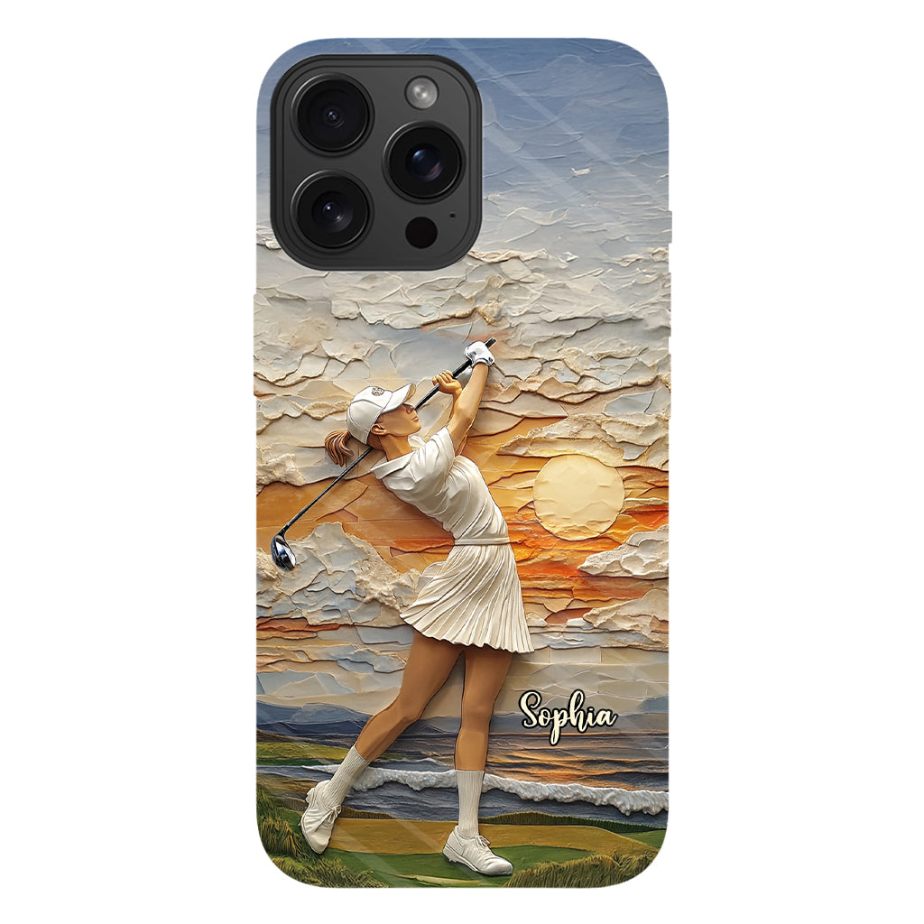 Golf Is My Life - Personalized Golf Full Print Phone Case