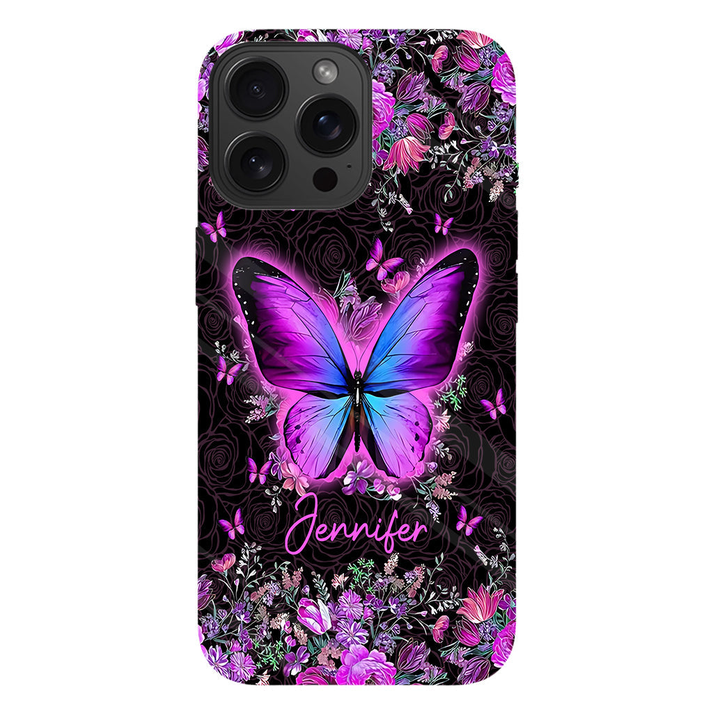 Love Butterflies - Personalized Butterfly Full Print Phone Case