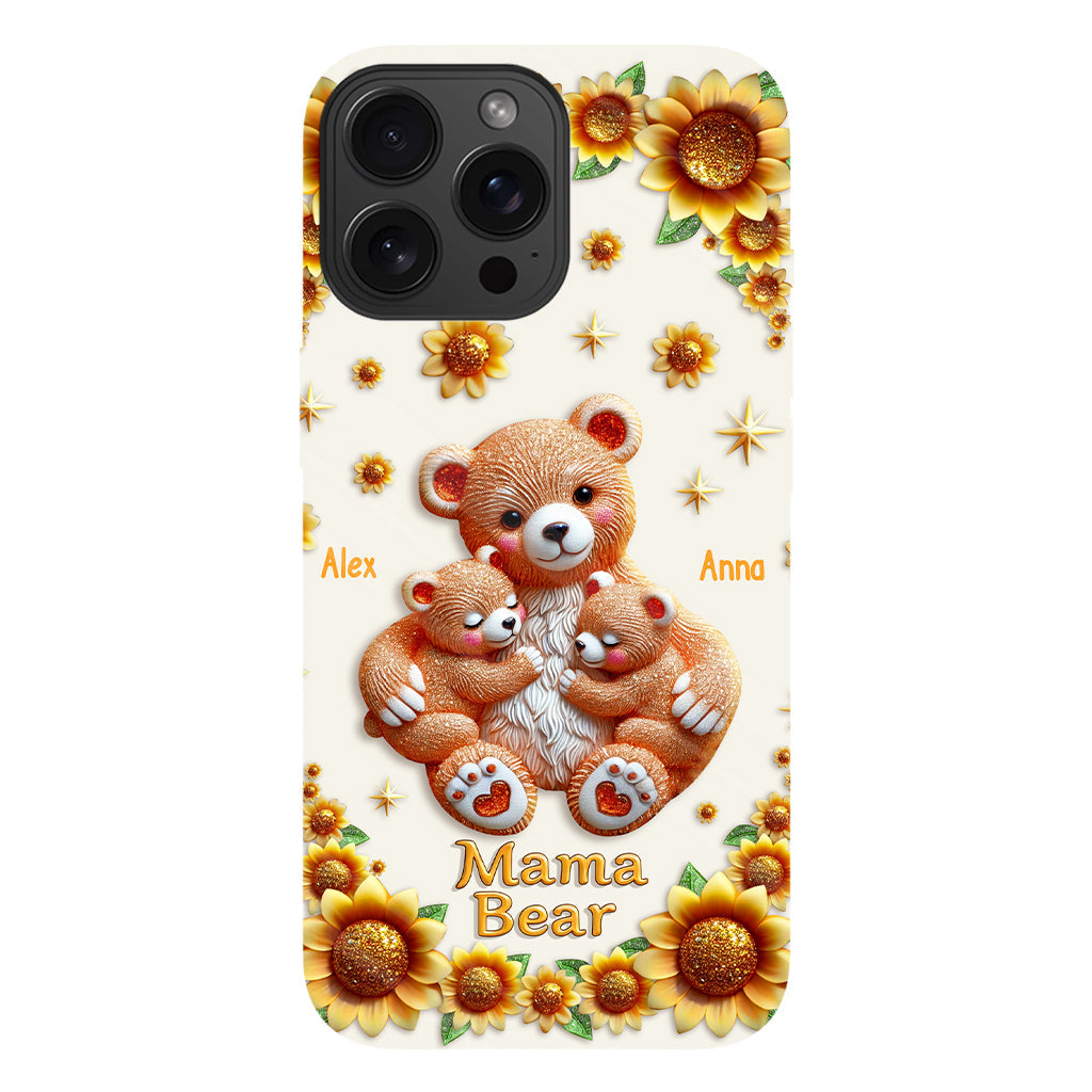 Mama Bear - Personalized Mother Full Print Phone Case