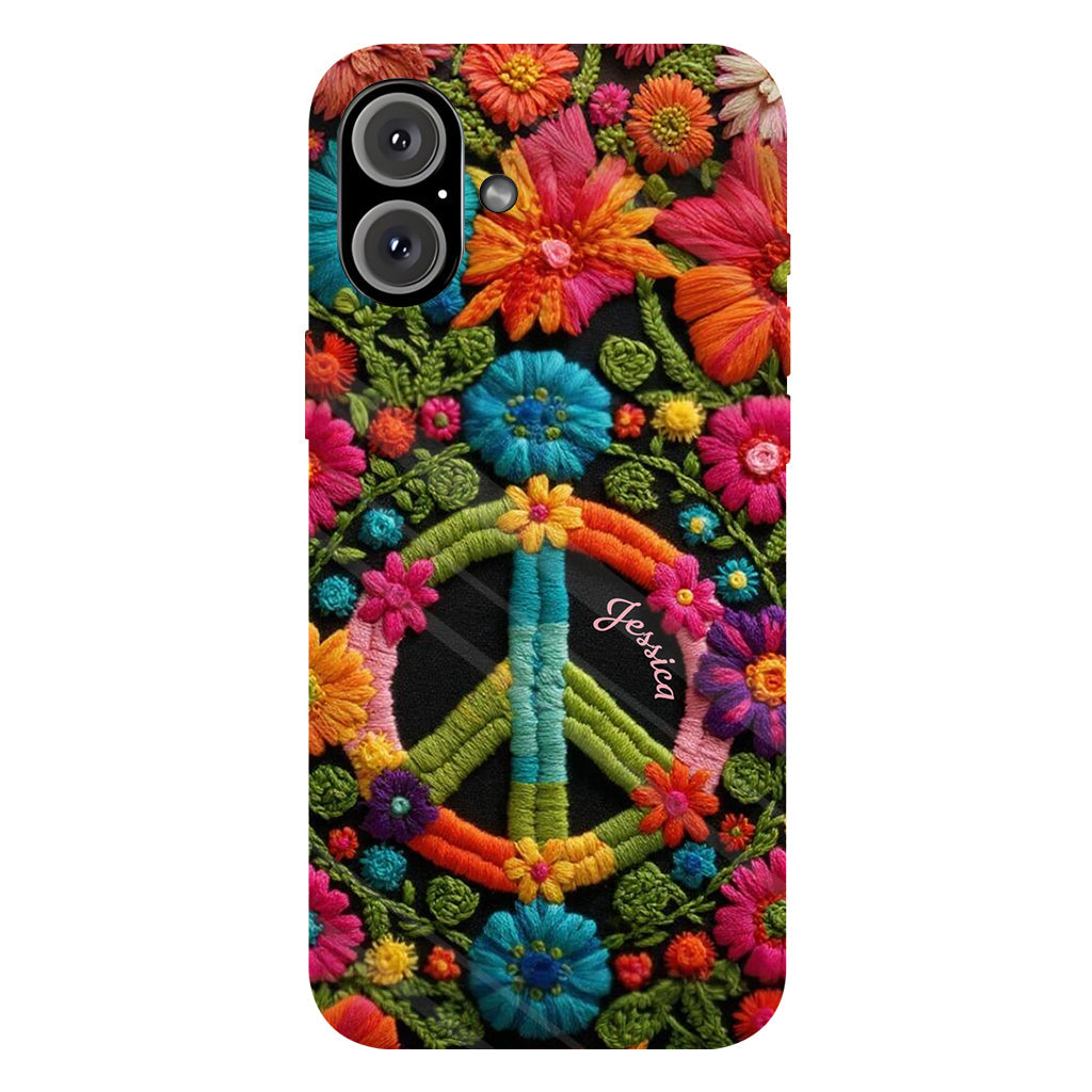 Hippie Soul – Personalisierte Handyhülle mit Hippie-Vollbilddruck