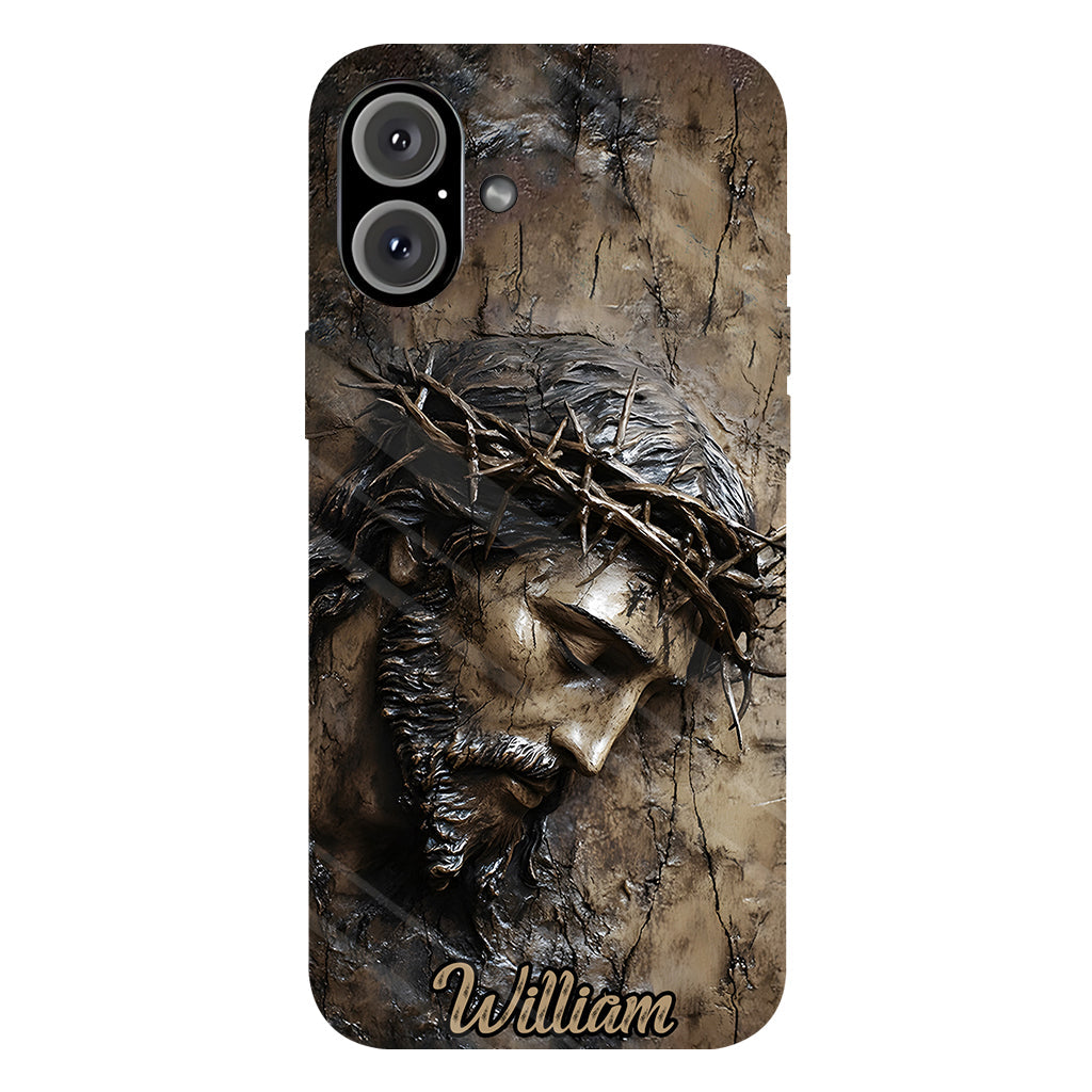 Glaube, Hoffnung, Liebe – Personalisierte Handyhülle mit christlichem Vollbilddruck