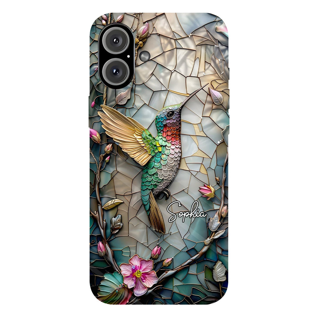 Artistic Hummingbird - Personalized Gardening Full Print Phone Case