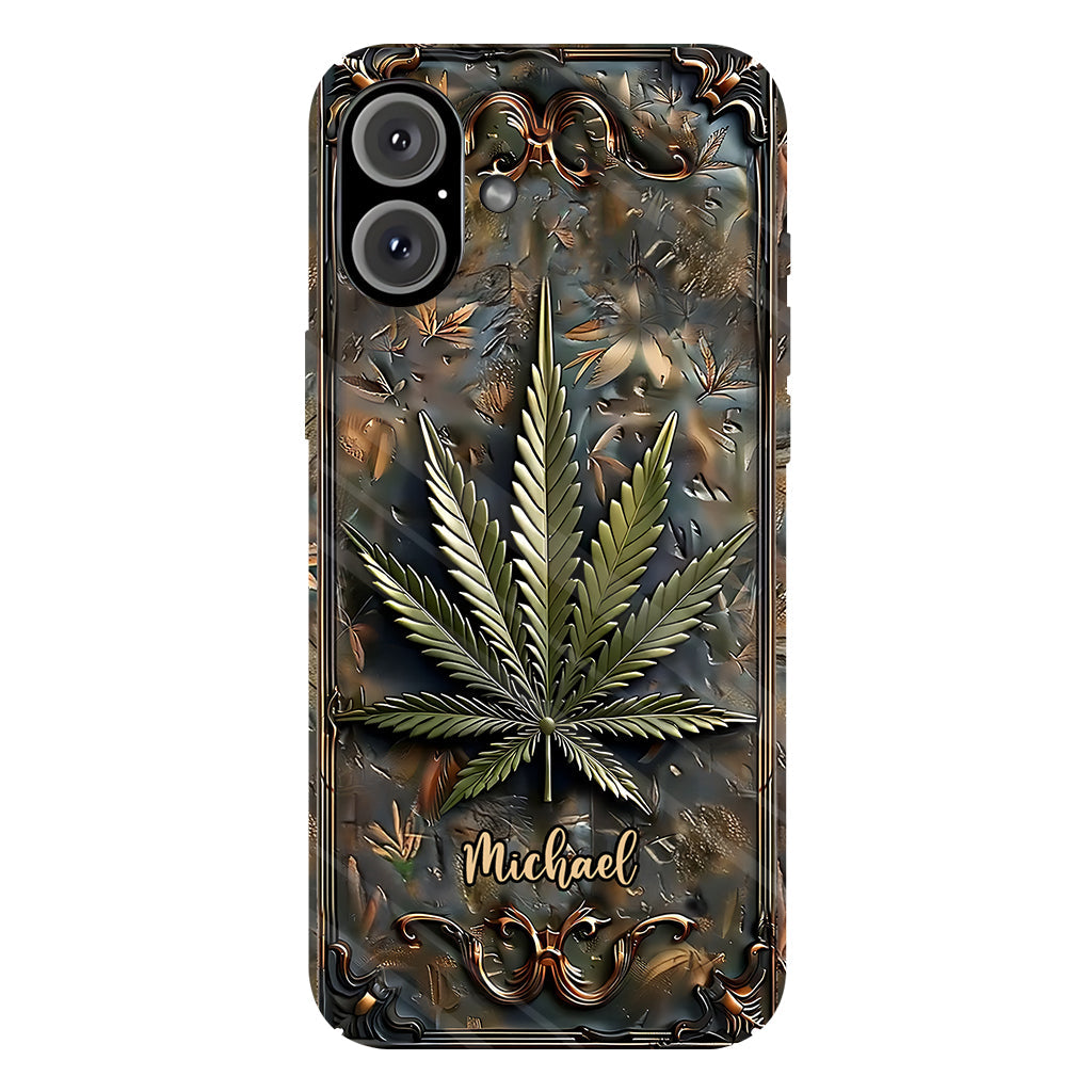High Life - Personalized Weed Full Print Phone Case