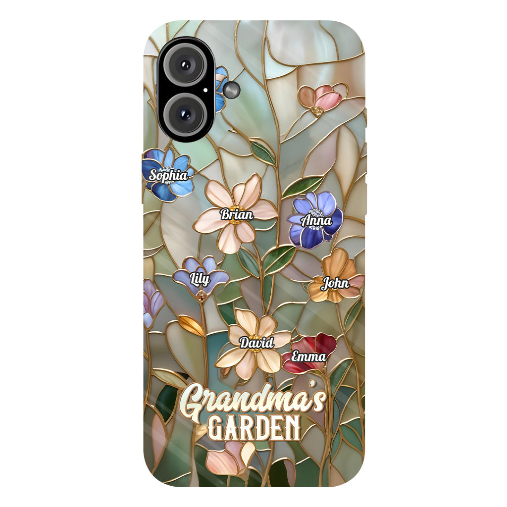Grandma's Garden - Personalized Grandma Full Print Phone Case