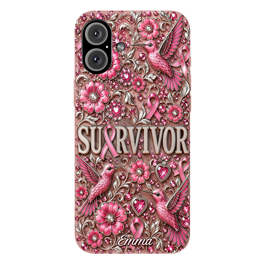 Breast Cancer Awareness - Personalized Breast Cancer Awareness Full Print Phone Case