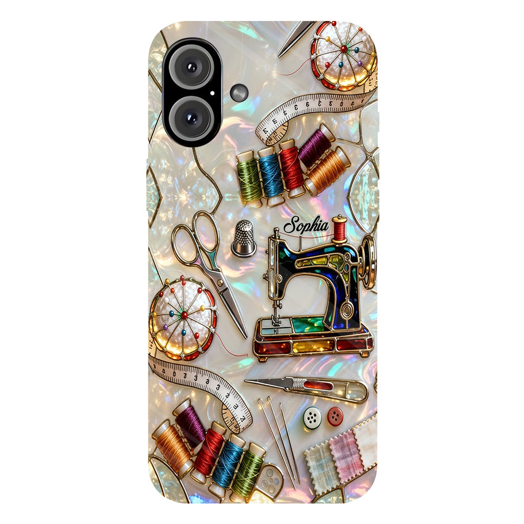 Love Sewing - Personalized Sewing Full Print Phone Case