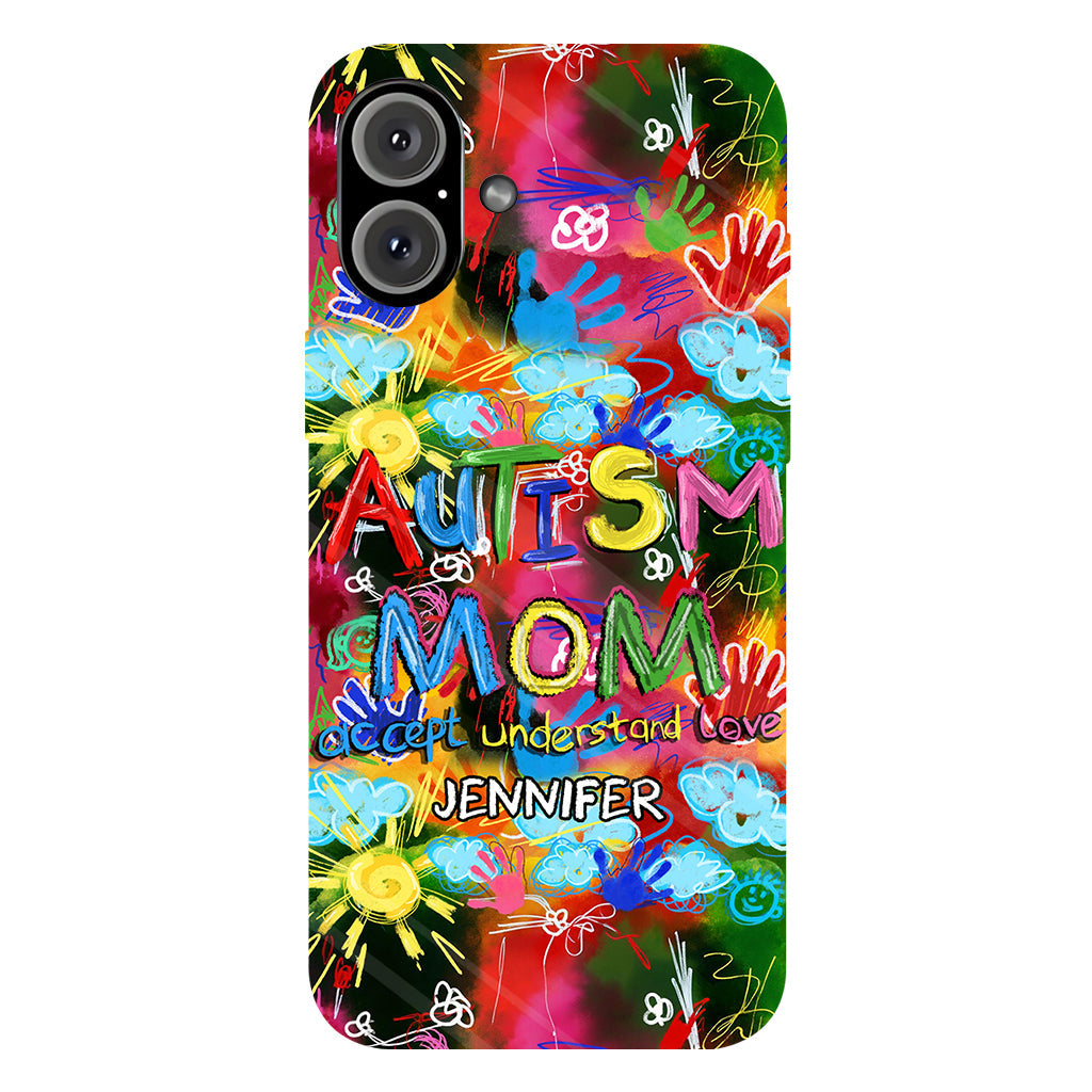 Autism Mom - Personalized Autism Awareness Full Print Phone Case