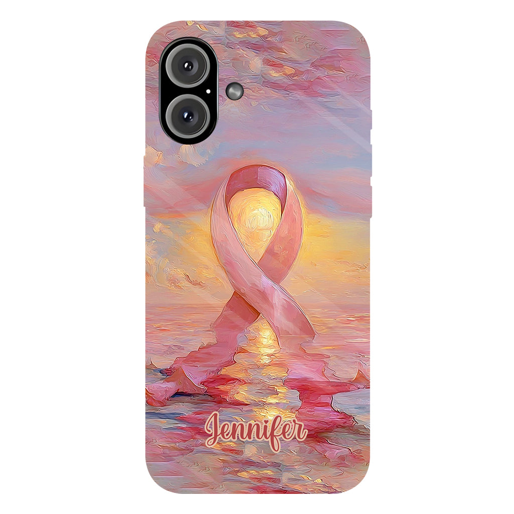 Strong Warriors - Personalized Breast Cancer Awareness Full Print Phone Case