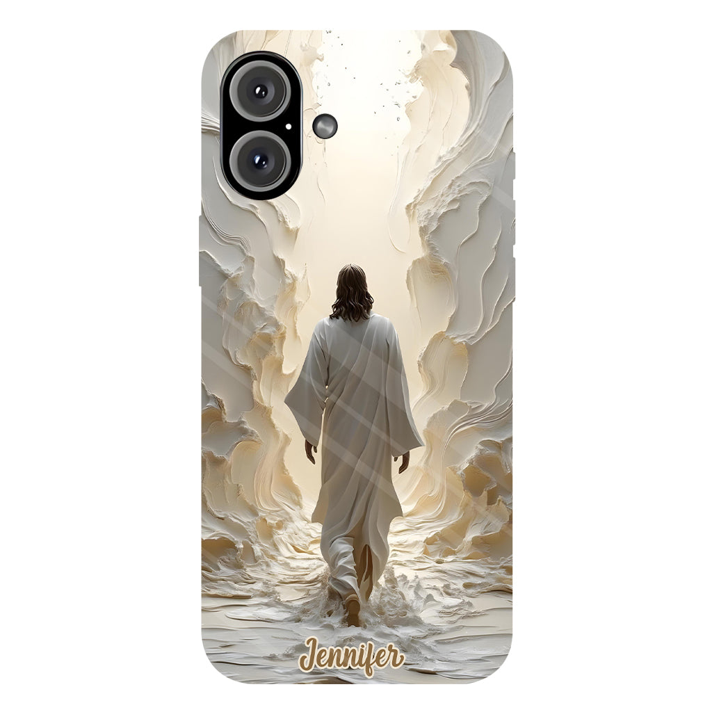 Walk With God - Personalized Christian Full Print Phone Case