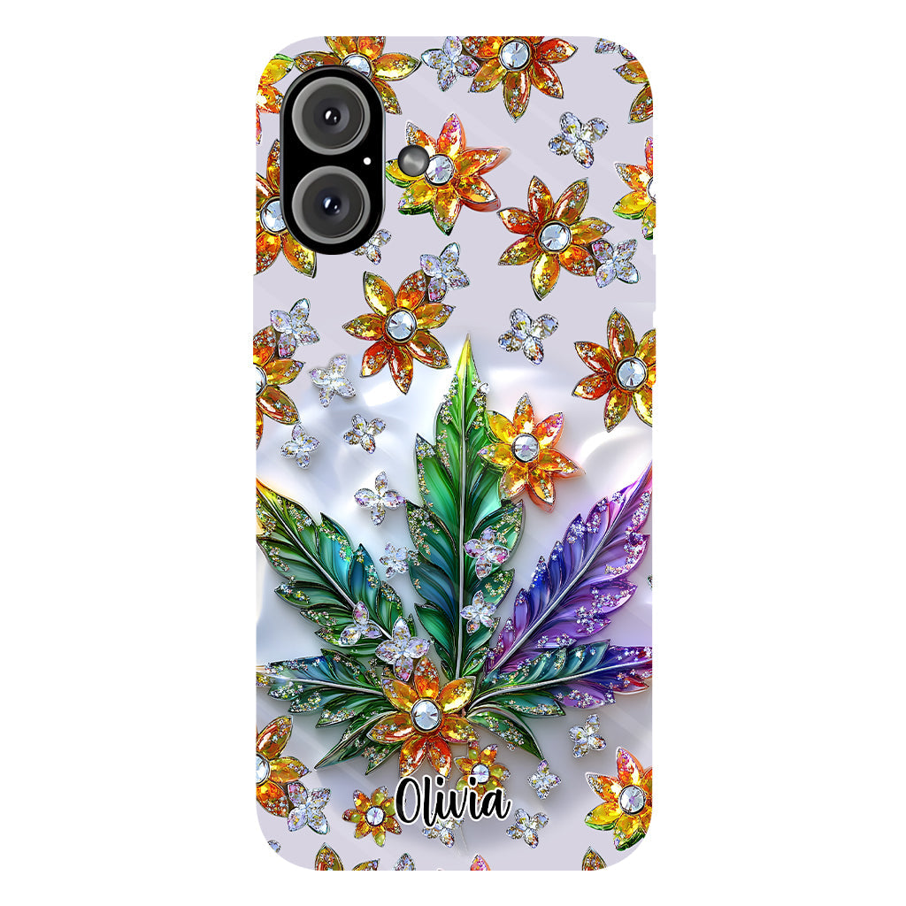 Beautiful Leaf - Personalized Weed Full Print Phone Case