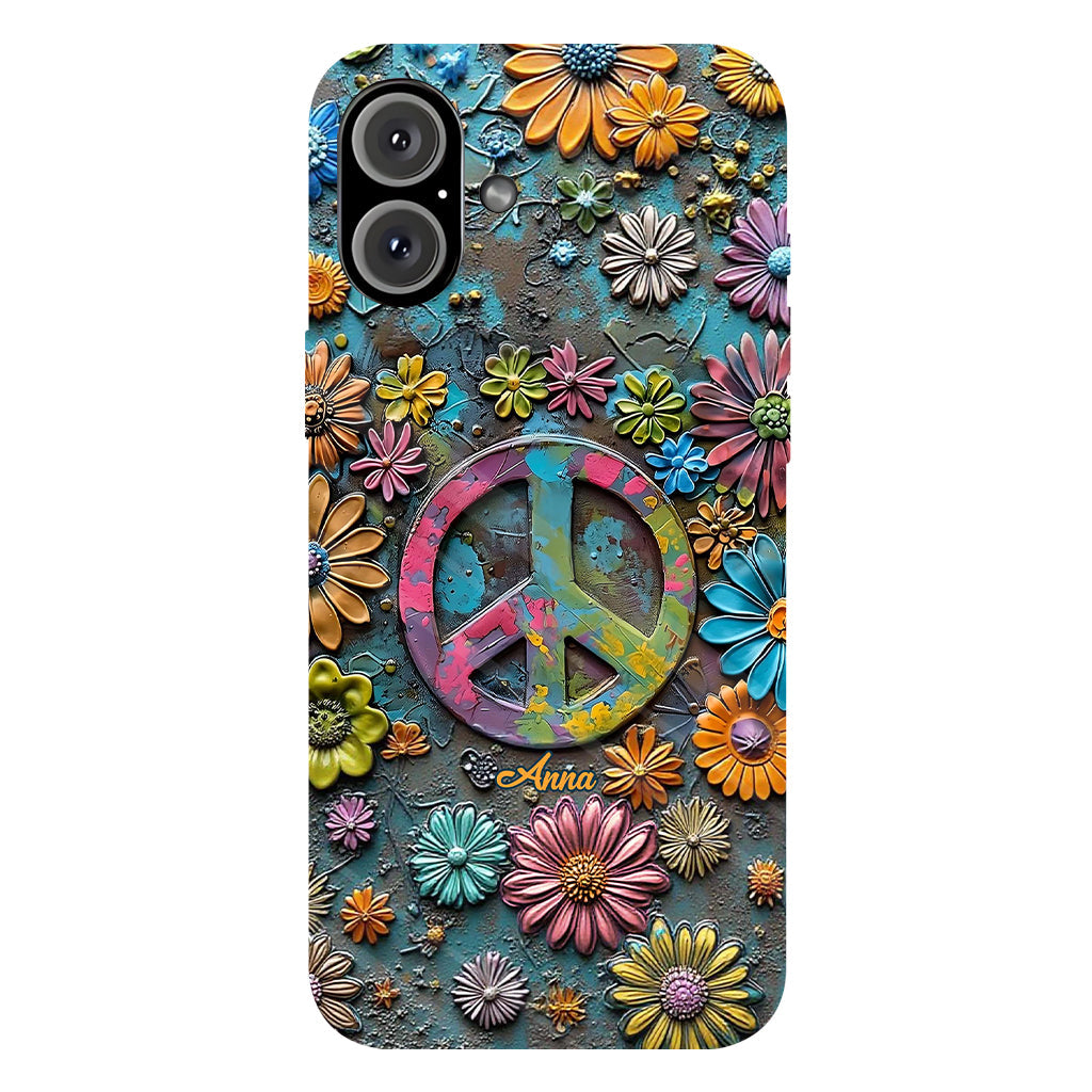 Hippie Soul - Personalized Hippie Full Print Phone Case