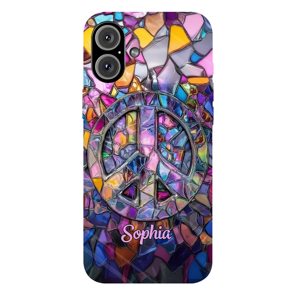 Hippie Soul – Personalisierte Handyhülle mit Hippie-Vollbilddruck