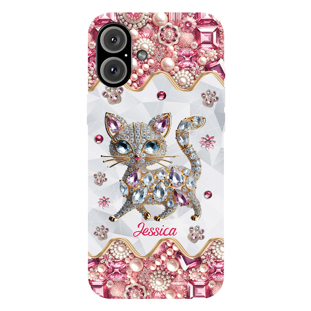 Just A Girl Who Loves Cats - Personalized Cat Full Print Phone Case