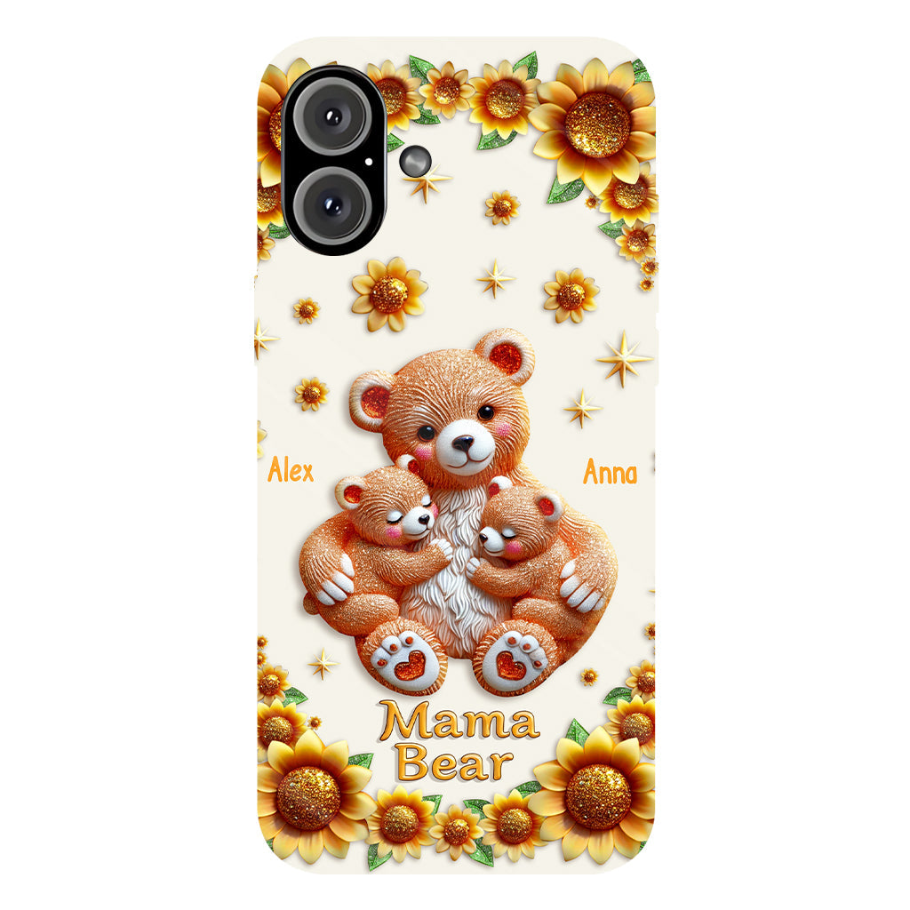 Mama Bear - Personalized Mother Full Print Phone Case