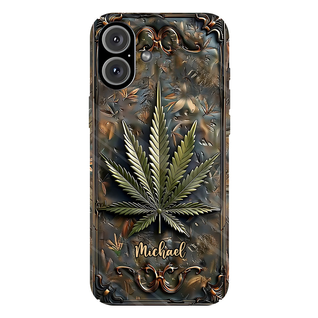 High Life - Personalized Weed Full Print Phone Case