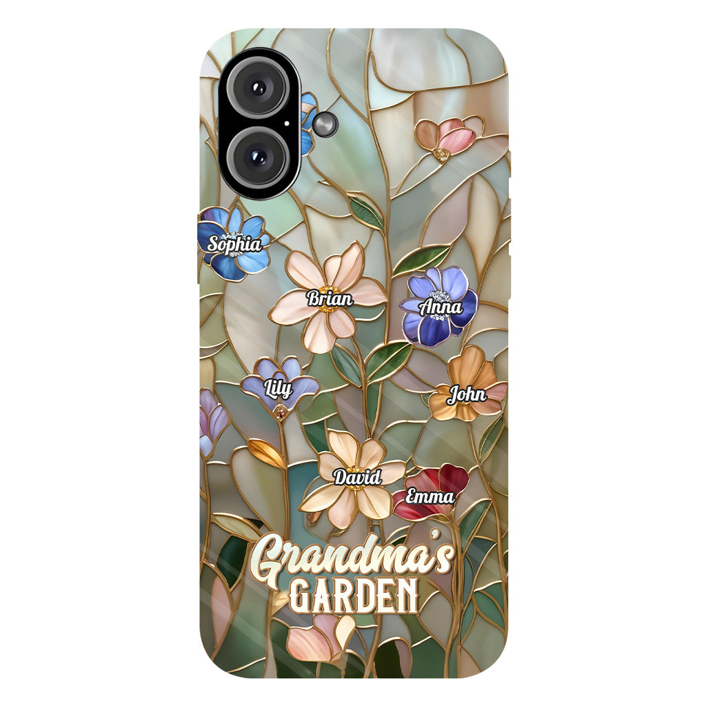 Grandma's Garden - Personalized Grandma Full Print Phone Case