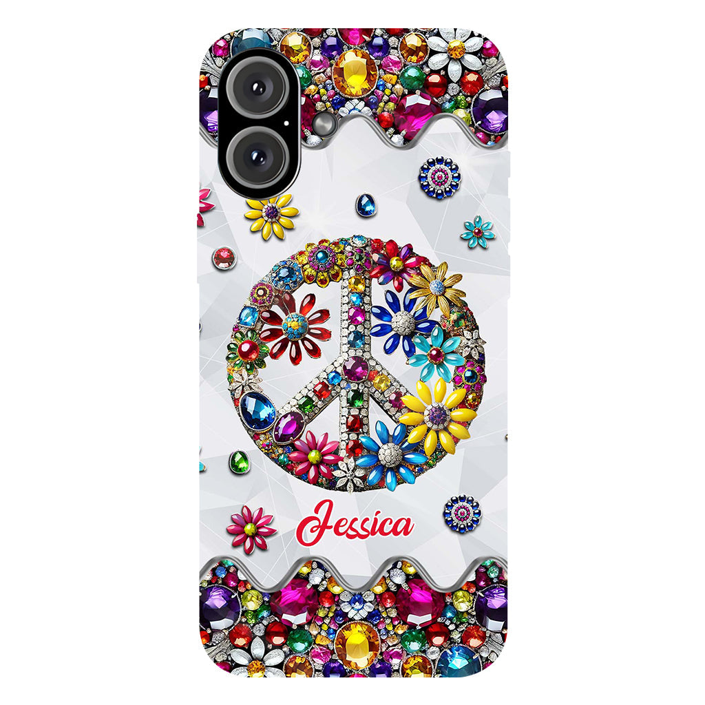 Hippie Soul – Personalisierte Handyhülle mit Hippie-Vollbilddruck