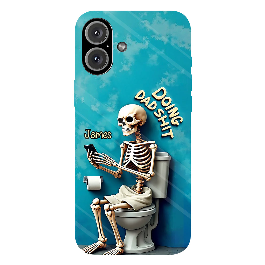 Doing Dad Shit - Personalized Father Full Print Phone Case