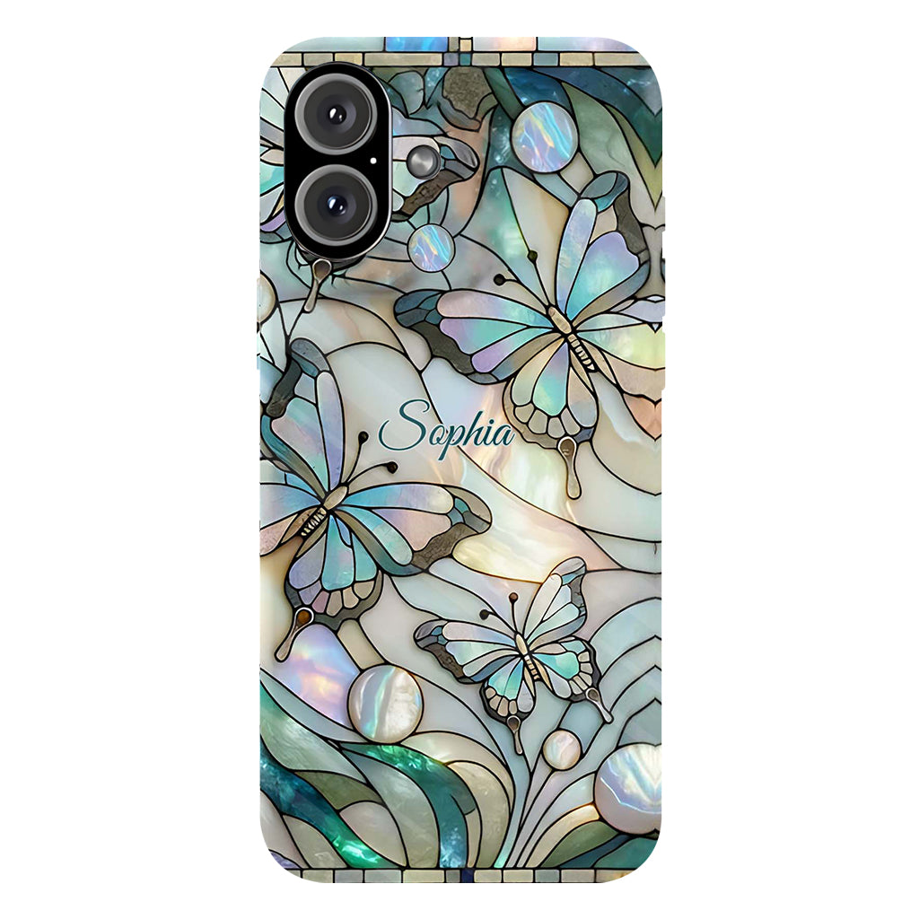 Love Butterflies - Personalized Butterfly Full Print Phone Case