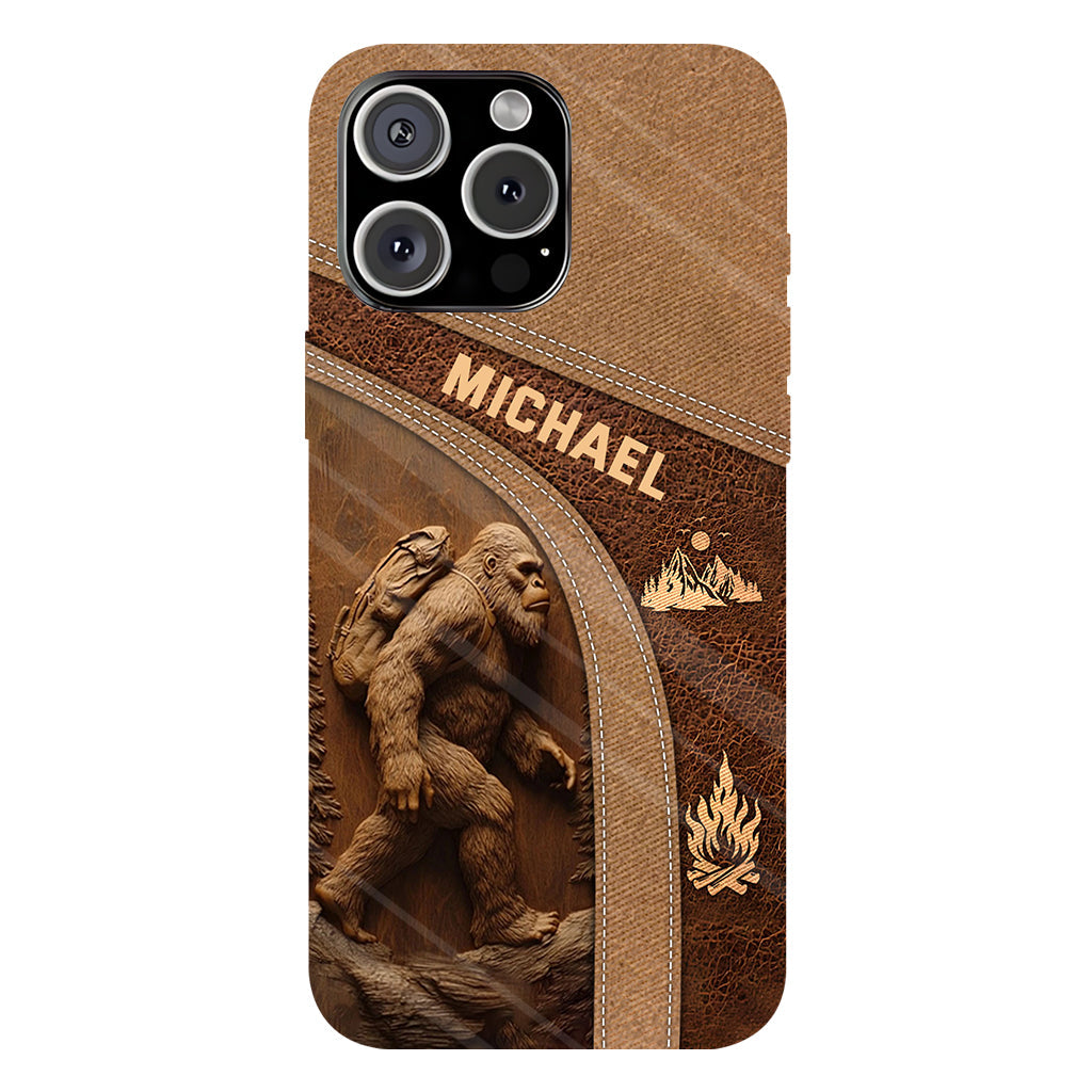 Sasquatch - Personalized Hiking Full Print Phone Case