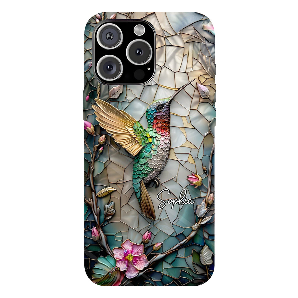Artistic Hummingbird - Personalized Gardening Full Print Phone Case