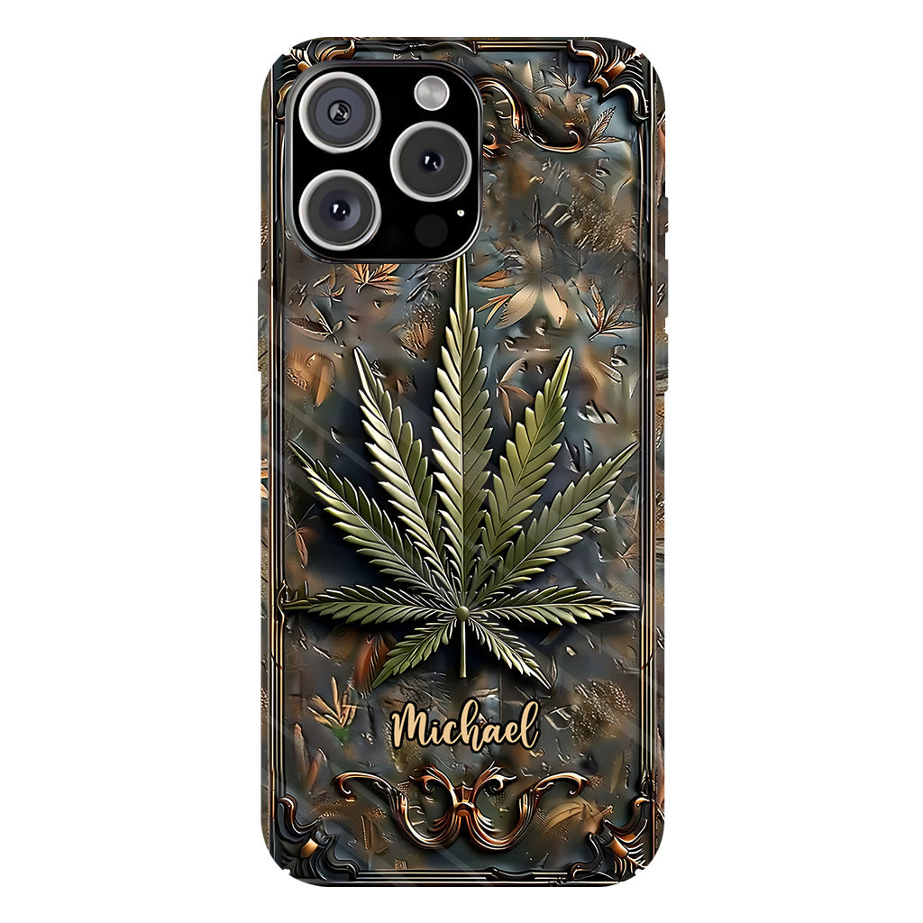 High Life - Personalized Weed Full Print Phone Case