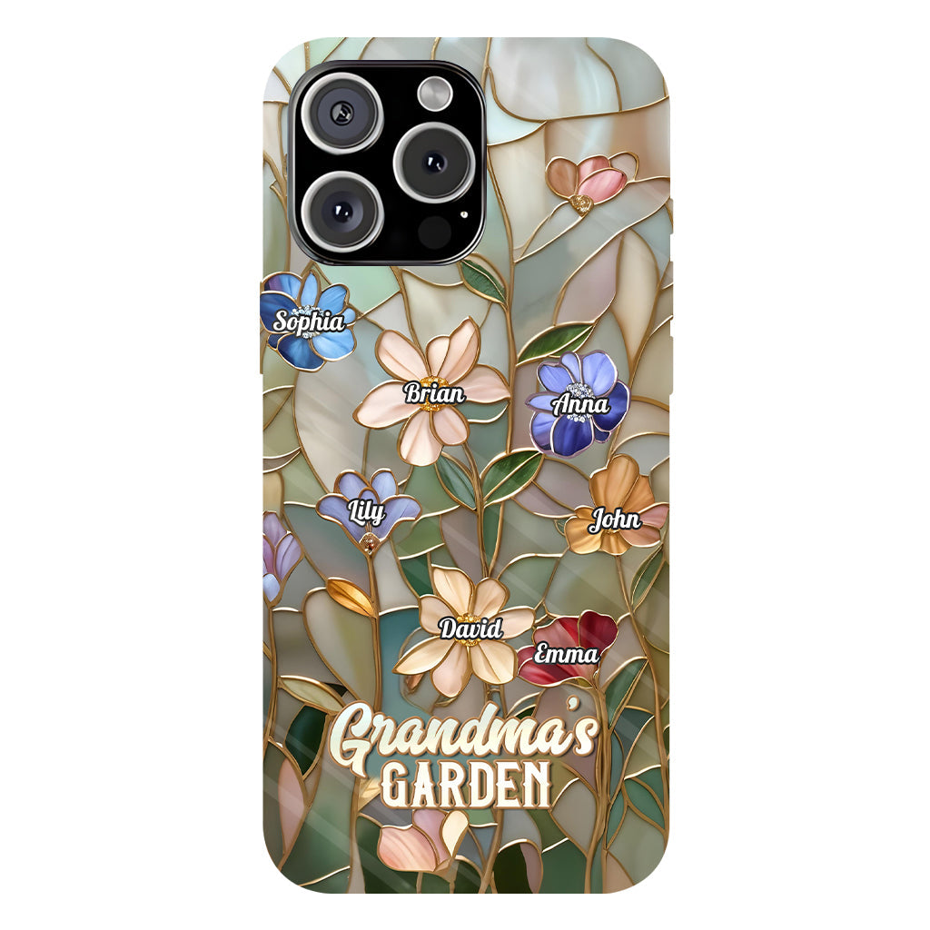 Grandma's Garden - Personalized Grandma Full Print Phone Case
