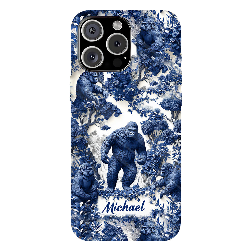 Bigfoot Summer Vibes - Personalized Hiking Full Print Phone Case