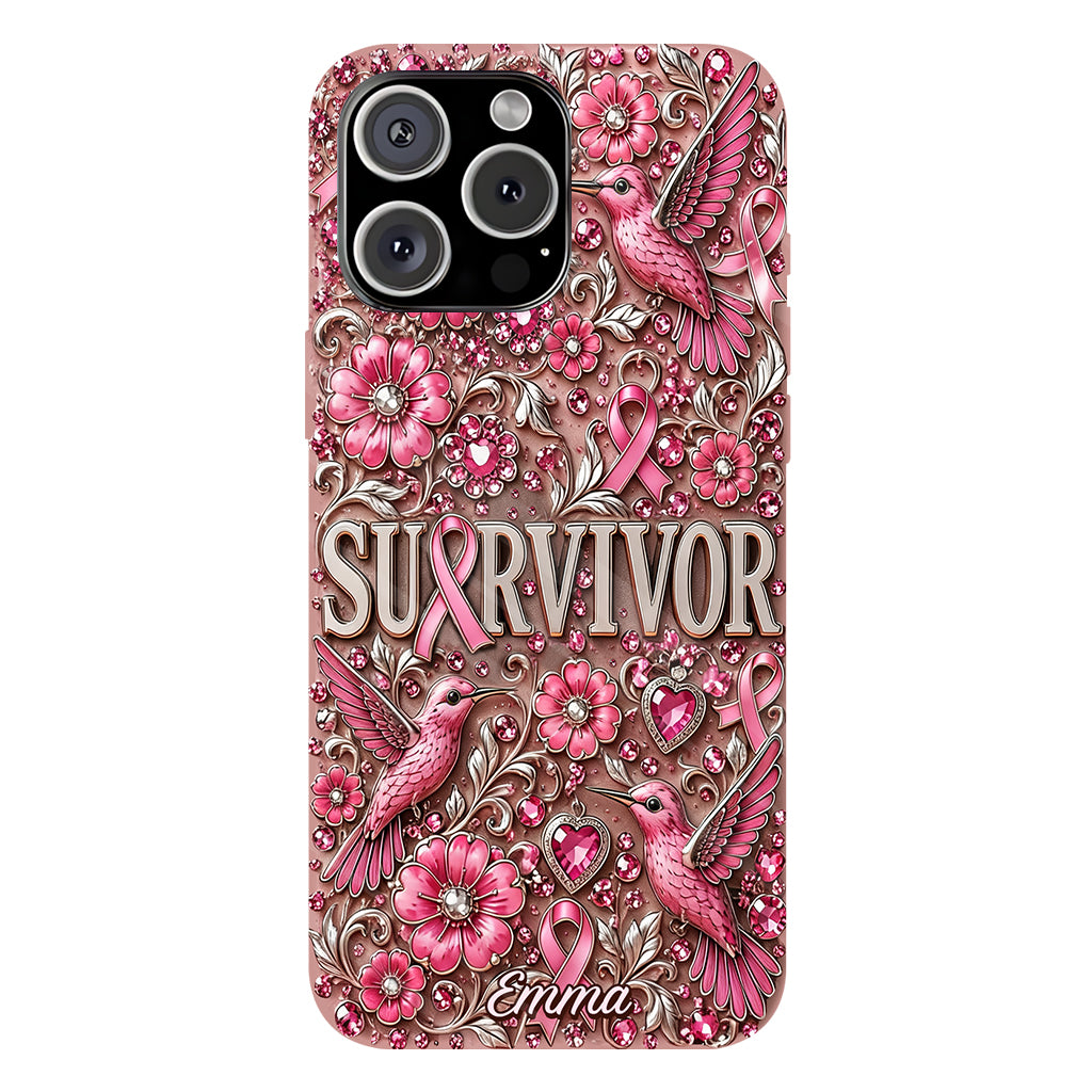 Breast Cancer Awareness - Personalized Breast Cancer Awareness Full Print Phone Case