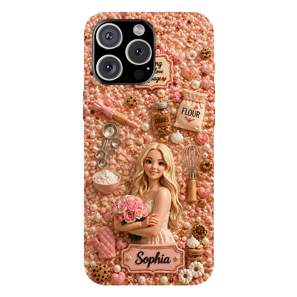 Baking Is My Love Language - Personalized Baking Full Print Phone Case