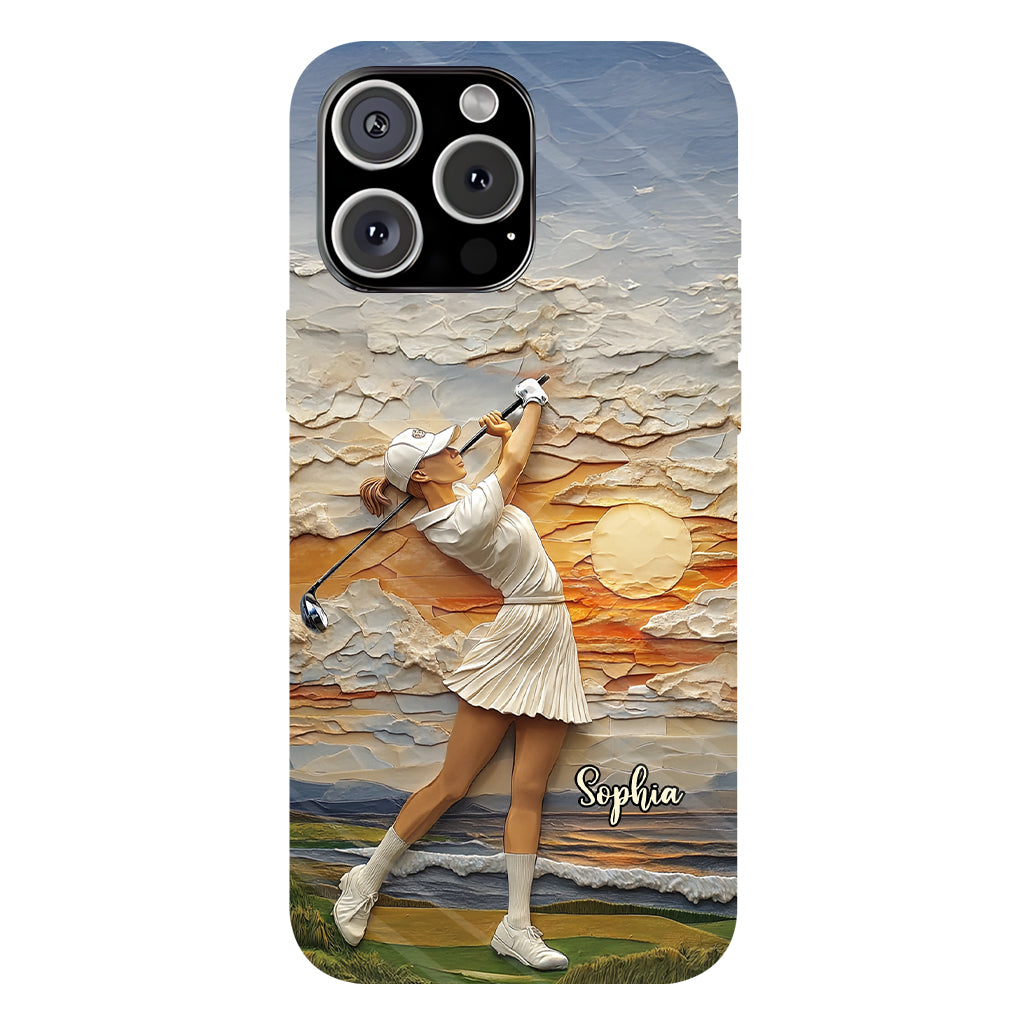 Golf Is My Life - Personalized Golf Full Print Phone Case