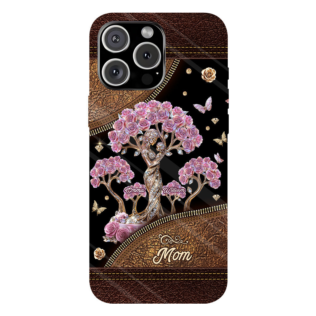 Die Liebe zwischen Mutter und ihren Kindern – Personalisierte Handyhülle mit Muttermotiv