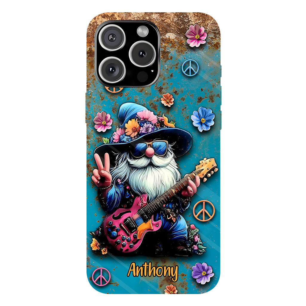 Hippie Gnome - Personalized Hippie Full Print Phone Case