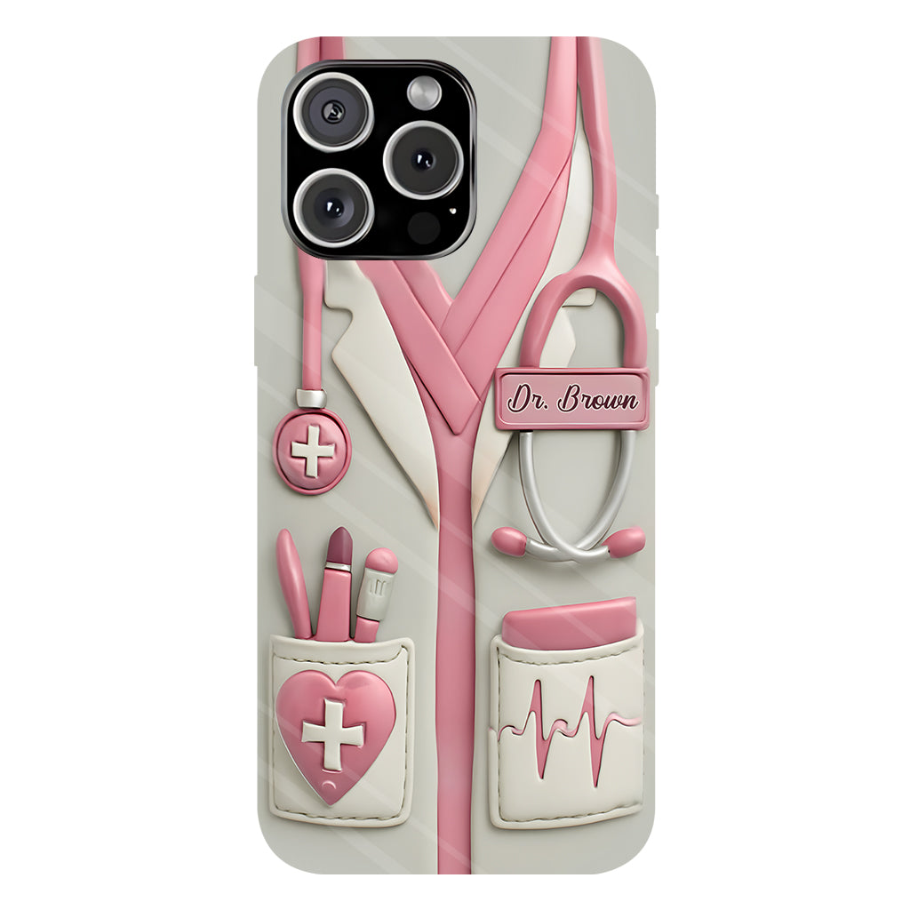 Celebrate Everyday Heroes With Medical Professional Gifts - Personalized Nurse Full Print Phone Case
