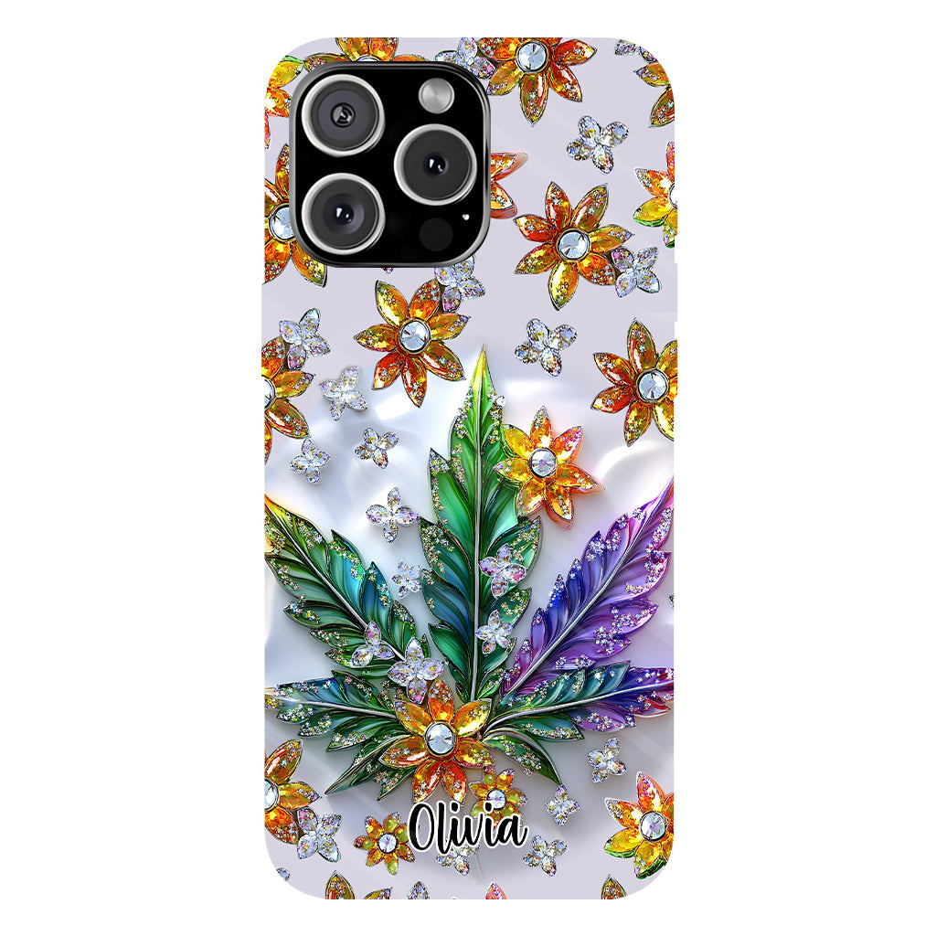 Beautiful Leaf - Personalized Weed Full Print Phone Case