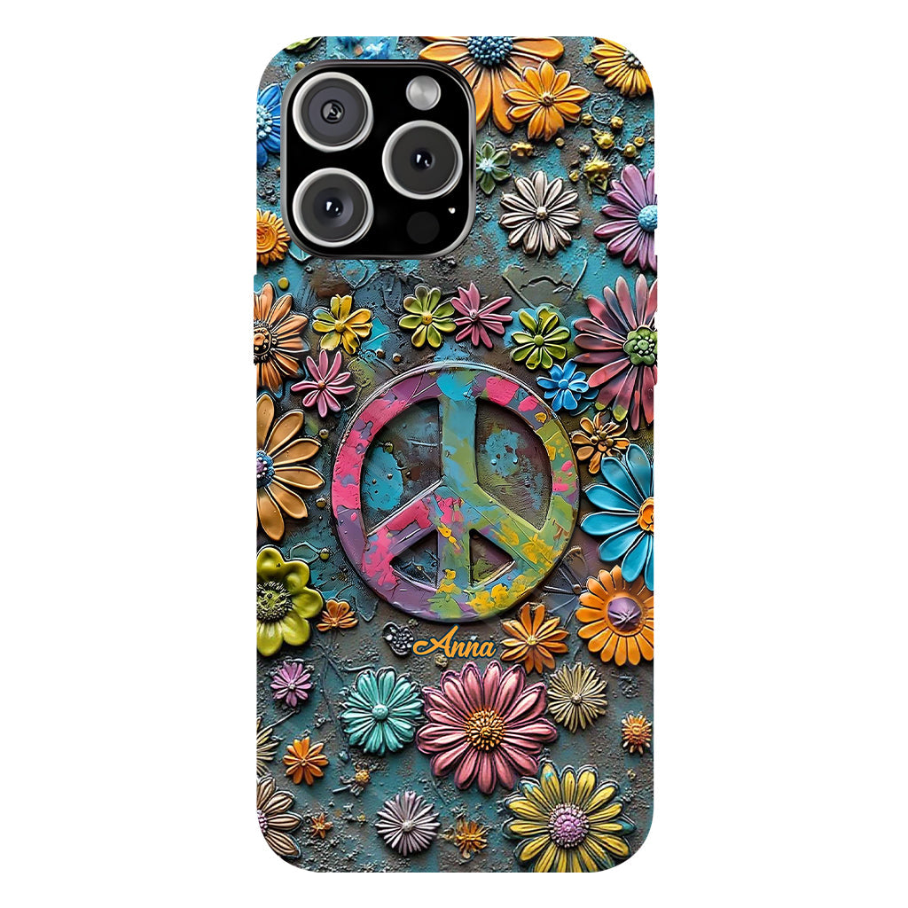 Hippie Soul - Personalized Hippie Full Print Phone Case