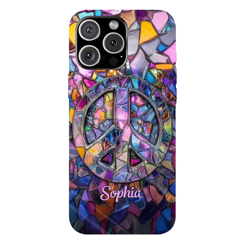 Hippie Soul – Personalisierte Handyhülle mit Hippie-Vollbilddruck