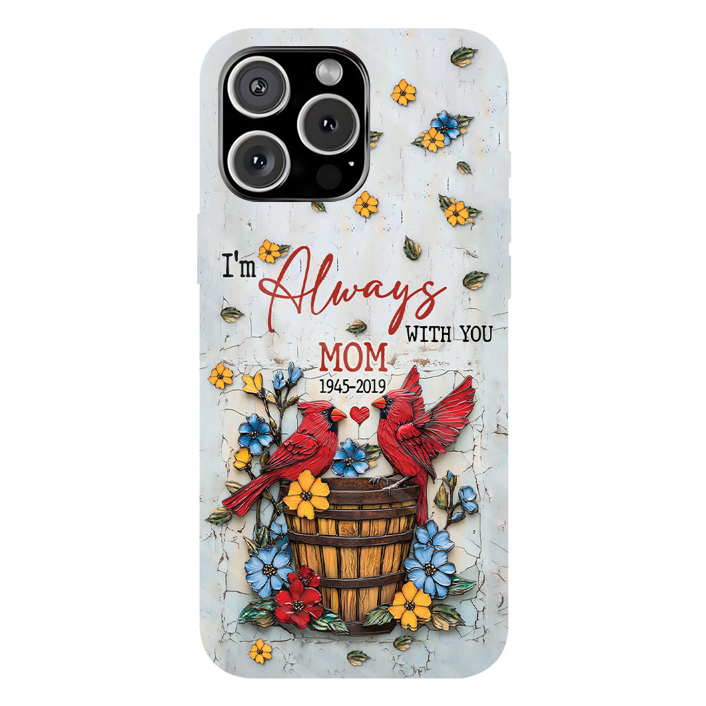 Diejenigen, die wir lieben, gehen nicht fort – Personalisierte Handyhülle mit Gedenkmotiv