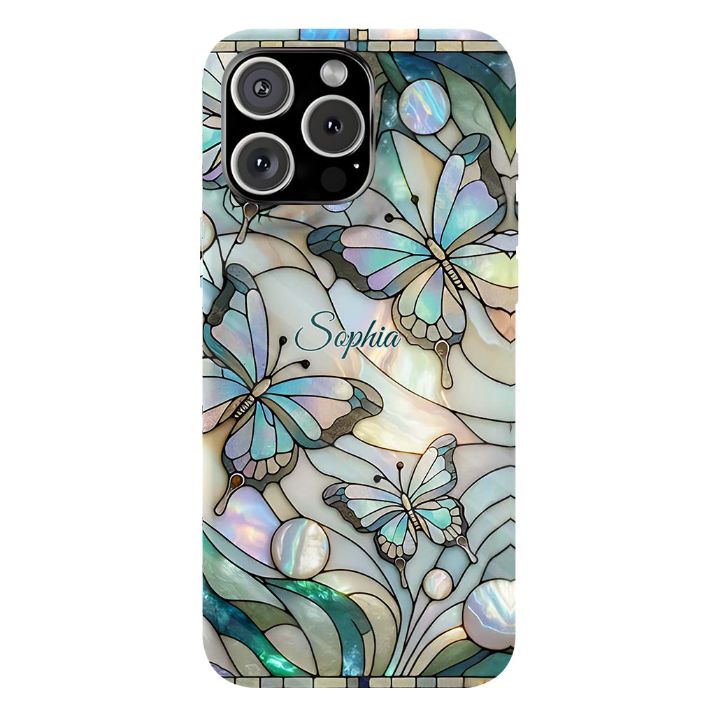 Love Butterflies - Personalized Butterfly Full Print Phone Case