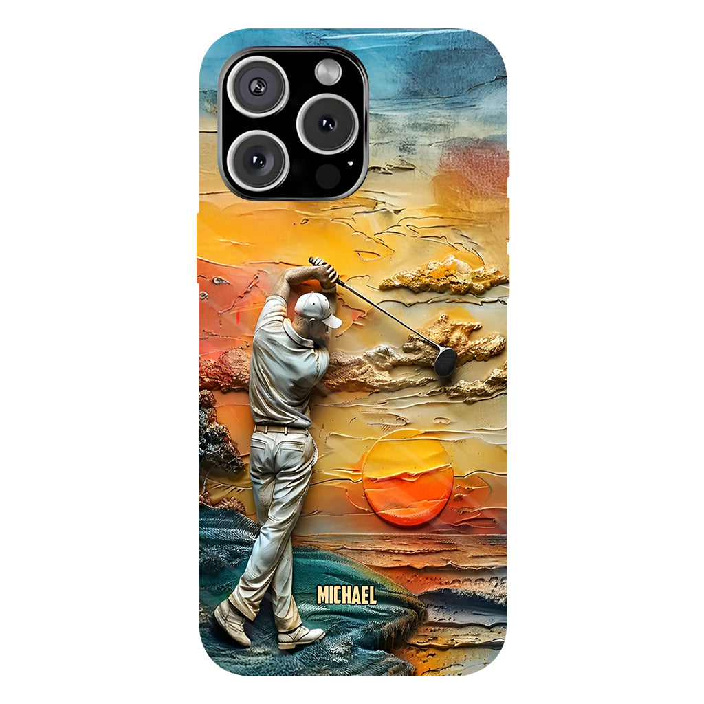 Golf Is My Life - Personalized Golf Full Print Phone Case