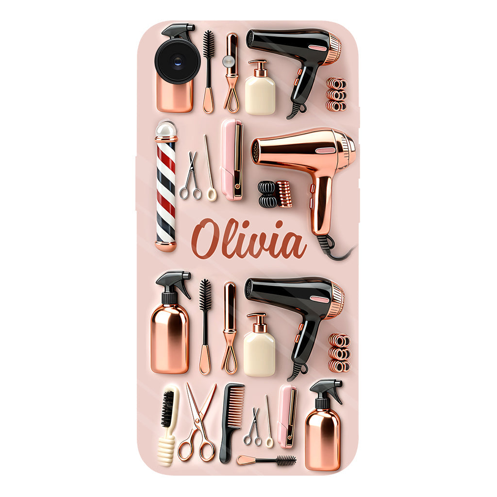 Perfekter Friseur – Personalisierte Handyhülle mit Friseurmotiv und Vollbild