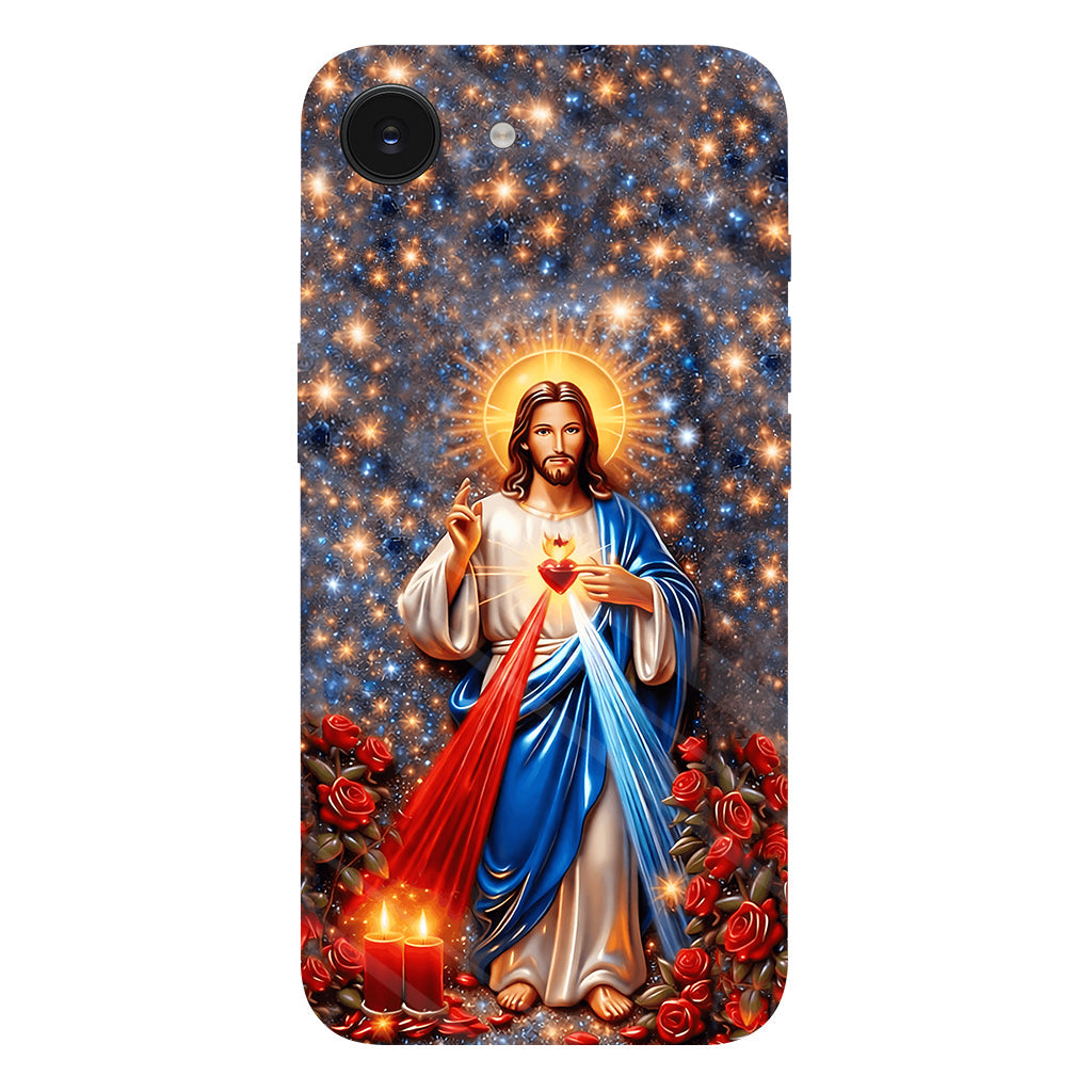 Sacred Heart of Jesus - Personalized Christian Full Print Phone Case