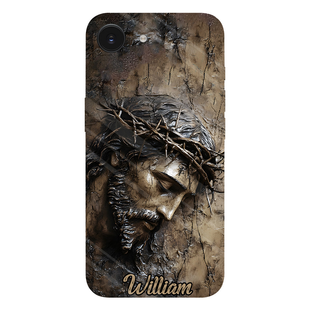 Glaube, Hoffnung, Liebe – Personalisierte Handyhülle mit christlichem Vollbilddruck