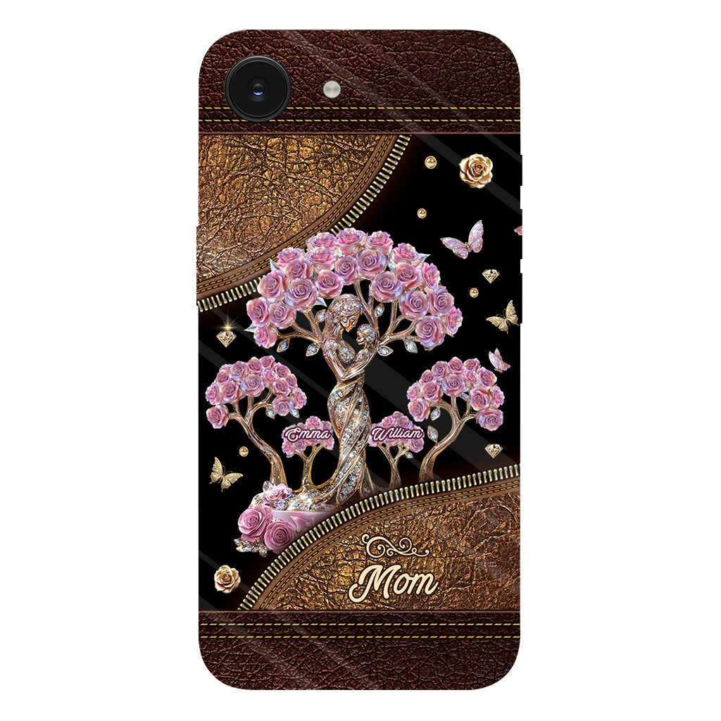 Die Liebe zwischen Mutter und ihren Kindern – Personalisierte Handyhülle mit Muttermotiv