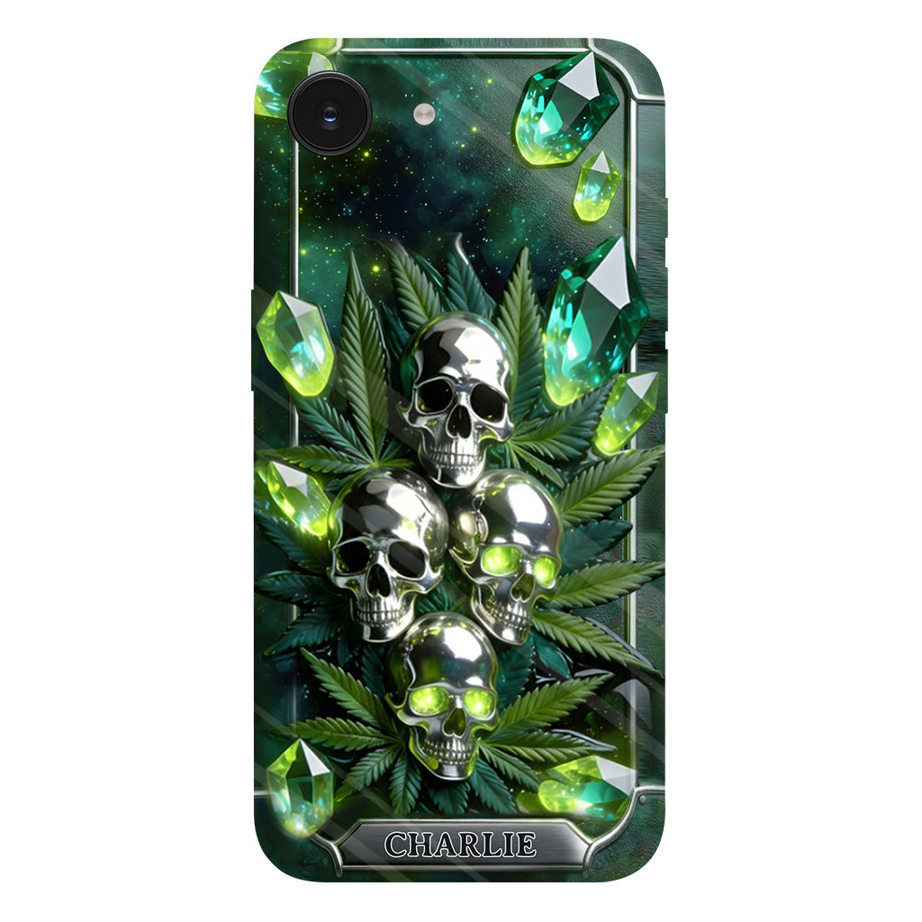 Smokers - Personalized Weed Full Print Phone Case & Phone Grip