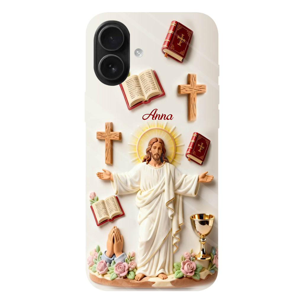 Faith Over Fear - Personalized Christian Full Print Phone Case