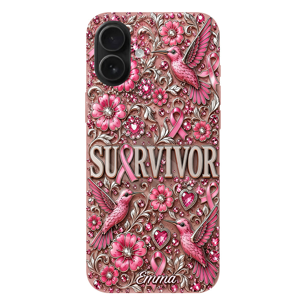 Breast Cancer Awareness - Personalized Breast Cancer Awareness Full Print Phone Case
