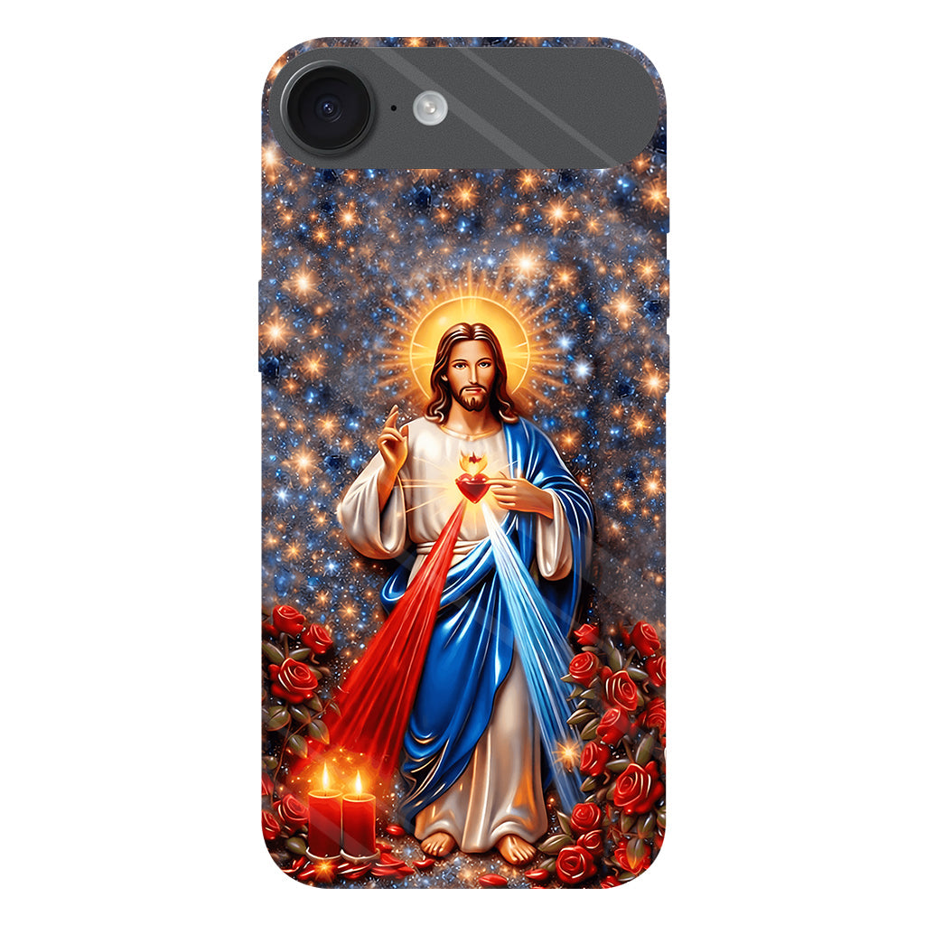Sacred Heart of Jesus - Personalized Christian Full Print Phone Case