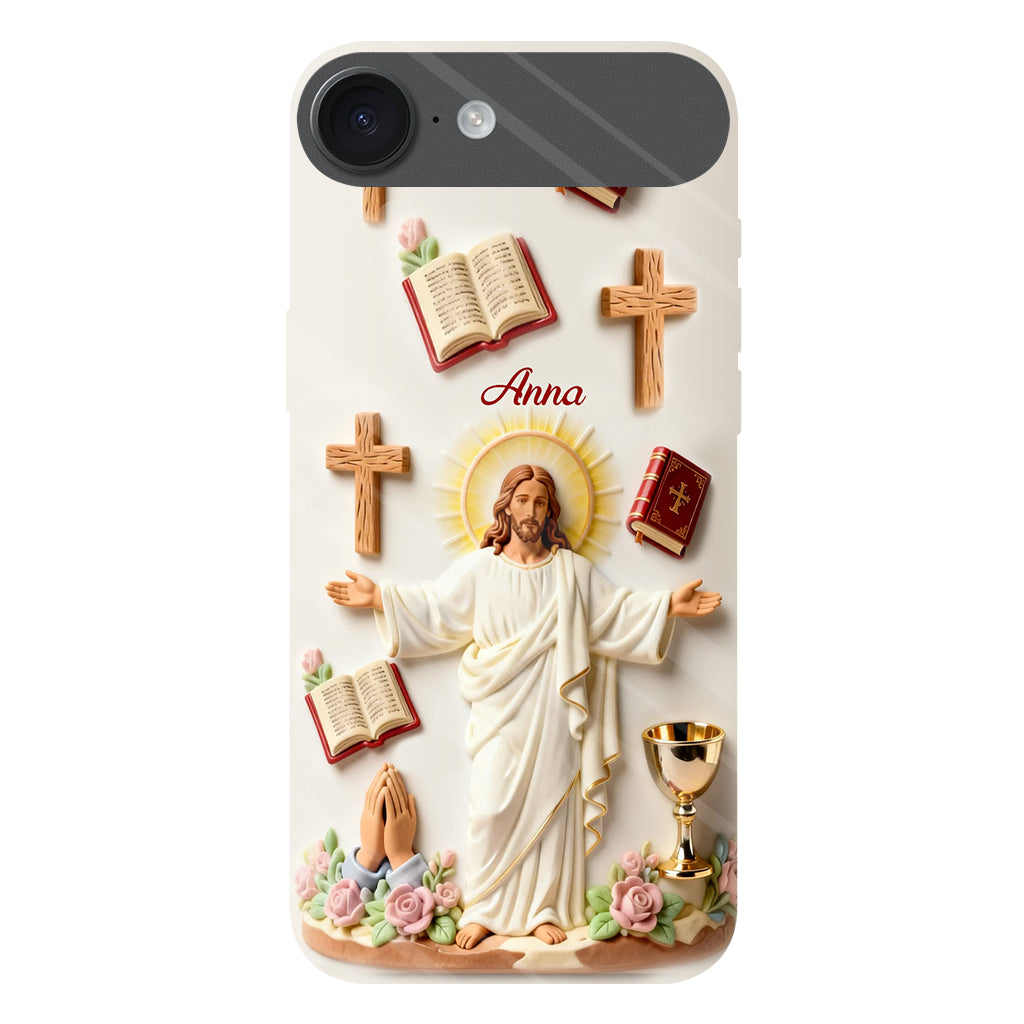 Faith Over Fear - Personalized Christian Full Print Phone Case